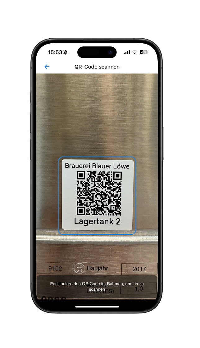 Step 3: Scannen des QR-Codes